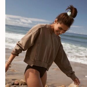 Intercept Pullover
Brown Cropped Sweatshirt